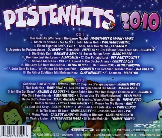 Pistenhits 2010 [2CD]