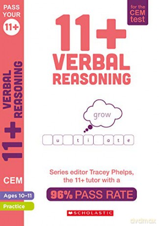 11+ Practice for the CEM Test: Tests for Verbal Reasoning (Ages 10-11) by Tracey Phelps, the tutor with a 96% pass rate (Pass Your 11+) - Tracey Phelps [KSIĄŻKA]