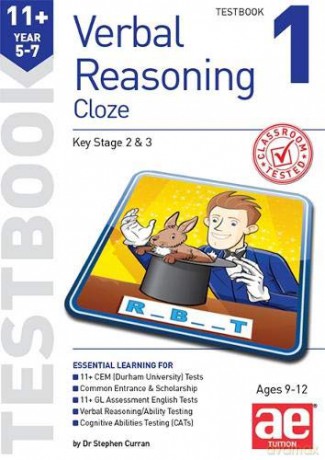 11+ Verbal Reasoning Year 5-7 Cloze Testbook 1 - Stephen C. Curran [KSIĄŻKA]