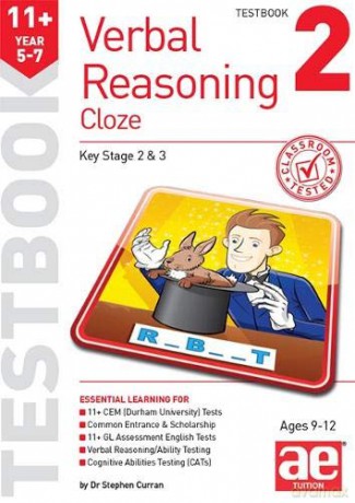 11+ Verbal Reasoning Year 5-7 Cloze Testbook 2 - Warren J. Vokes [KSIĄŻKA]
