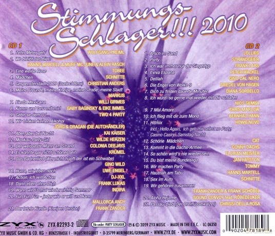 Stimmungsschlager 2010 [2CD]