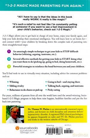 1-2-3 Magic: 3-Step Discipline for Calm, Effective, and Happy Parenting - Thomas Phelan [KSIĄŻKA]