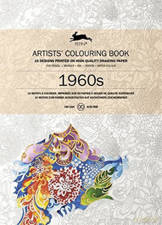 1960s: Artists' Colouring Book (Multilingual Edition) (Artists' Colouring Books) - Pepin van Roojen [KSIĄŻKA]