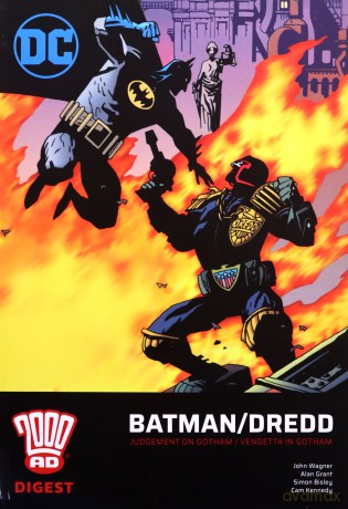 2000 AD Digest: Judge Dredd/Batman: Vendetta in Gotham - John Wagner;Alan Grant;Simon Bisley [KSIĄŻKA]