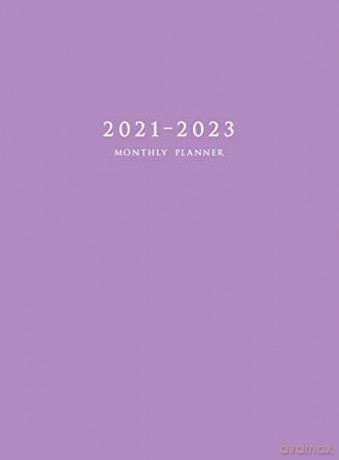 2021-2023 Monthly Planner: Large Three Year Planner with Purple Cover (Hardcover) - JHK Planners [KSIĄŻKA]