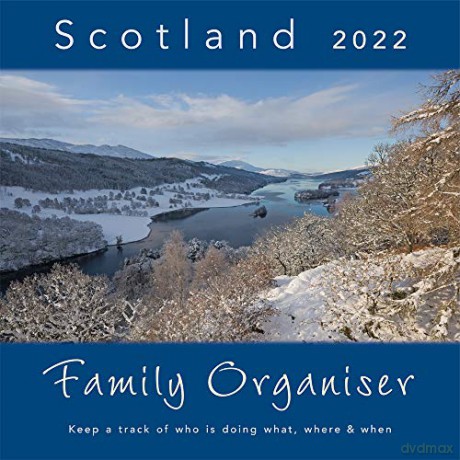 2022 Scotland Family Organiser - Scotland Calendar - Colin Baxter [KALENDARZ]