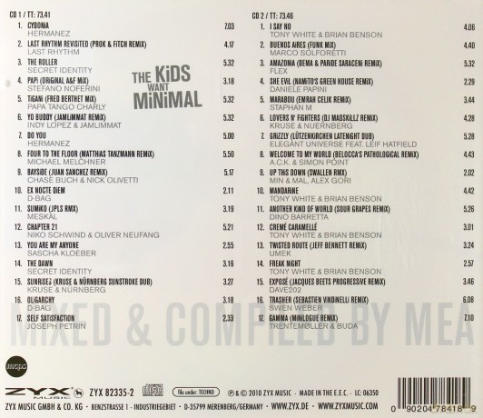 The Kids Want Minimal! [2CD]