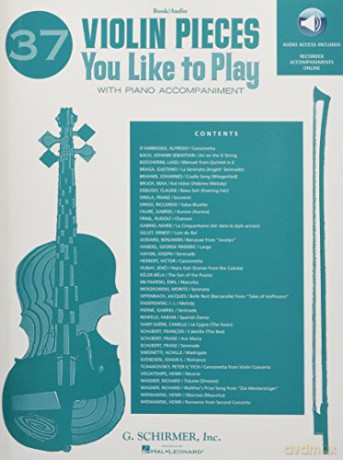 37 Violin Pieces You Like to Play: Violin and Piano (String Solo) [KSIĄŻKA]