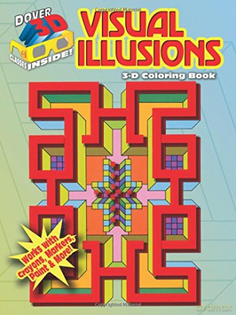 3-D Coloring Book - Visual Illusions (Dover 3-D Coloring Book) - Spyros Horemis [KSIĄŻKA]