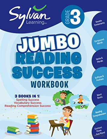 3rd Grade Jumbo Reading Success Workbook: Activities, Exercises, and Tips to Help Catch Up, Keep Up, and Get Ahead (Sylvan La Super Workbooks) - Sylvan Learning [KSIĄŻKA]