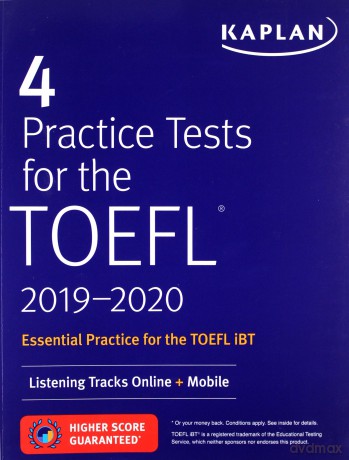 4 Practice Tests for the TOEFL 2019-2020: Listening Tracks Online + Mobile (Kaplan Test Prep) - Kaplan Test Prep [KSIĄŻKA]