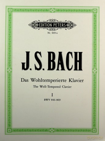 48 PRELUDES FUGUES VOL1 BWV 846869: 24 Präludien und Fugen - Johann Sebasti Bach [KSIĄŻKA]