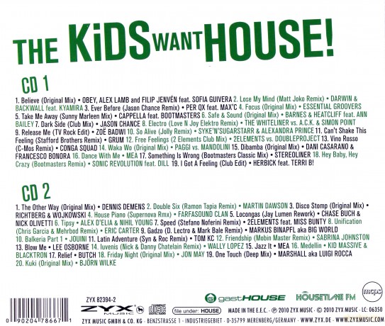 The Kids Want House! [2CD]