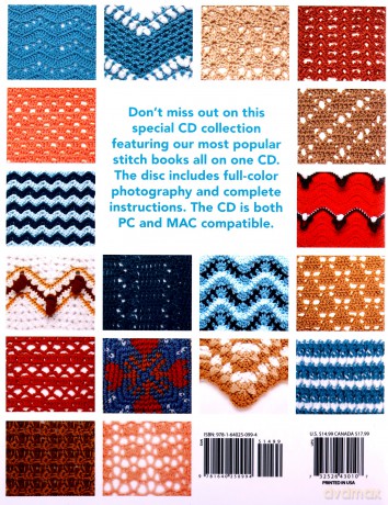 500+ Crochet Stitches with CD: Includes CD with Our Most Popular Stitch Books (Annies Crochet) - Annie's Crochet [KSIĄŻKA]
