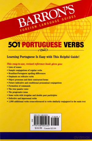501 Portuguese Verbs (501 Verb) (501 Series) (Barron's 501 Verbs) - John J. Nitti [KSIĄŻKA]