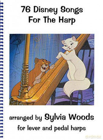 76 Disney Songs for the Harp - Sylvia Woods [KSIĄŻKA]