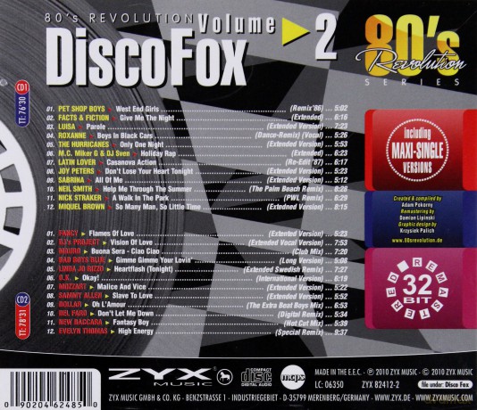 80s Revolution Disco Fox Vol.2 [2CD]