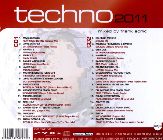 Techno 2011 [2CD]