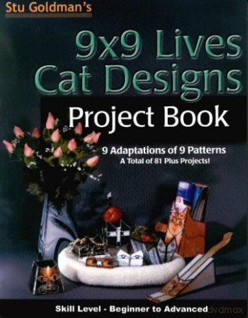 9x9 Lives: Cat Designs Project Book - Stu Goldman [KSIĄŻKA]