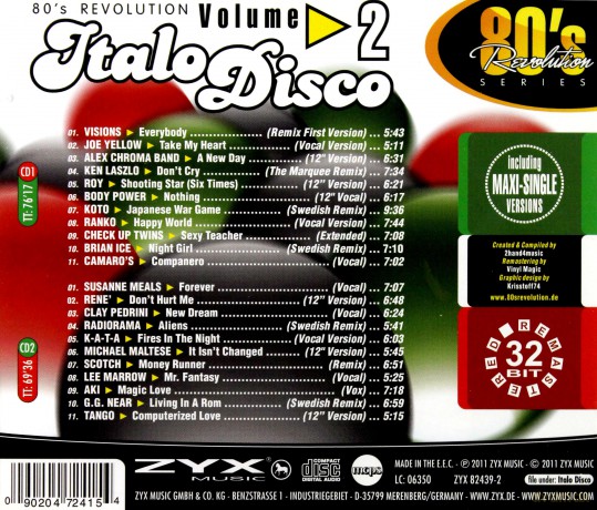 80s Revolution Italo Disco Vol [2CD]