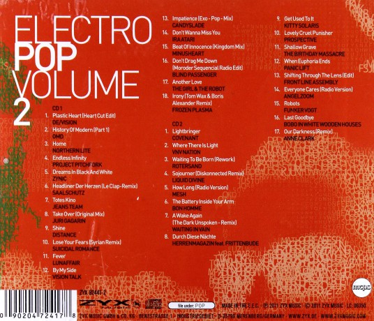 Electro Pop Vol. 2 [2CD]