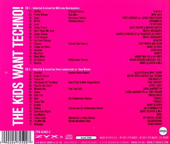 The Kids Want Techno [2CD]