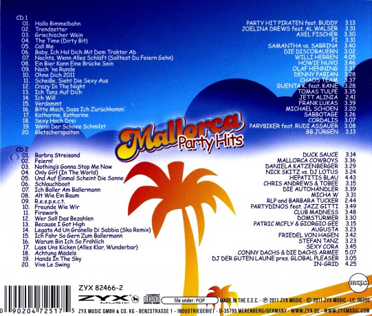 Mallorca Party Hits [2CD]