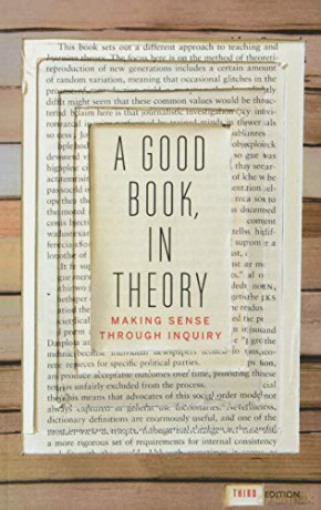 A Good Book, in Theory: Making Sense Through Inquiry - Alan Sears [KSIĄŻKA]