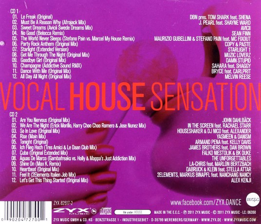 Vocal House Sensation [2CD]