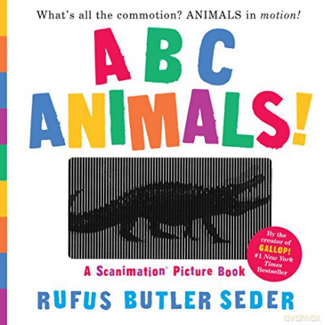 ABC Animals!: A Scanimation Picture Book - Butler, Rufus Seder [KSIĄŻKA]