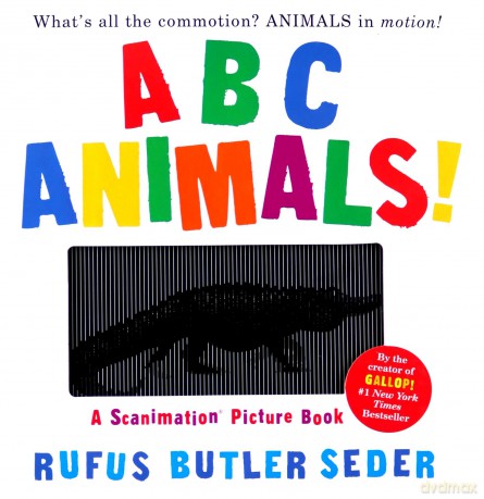 ABC Animals!: A Scanimation Picture Book - Butler, Rufus Seder [KSIĄŻKA]