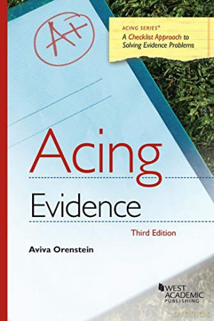 Acing Evidence (Acing Series) - Aviva Orenstein [KSIĄŻKA]