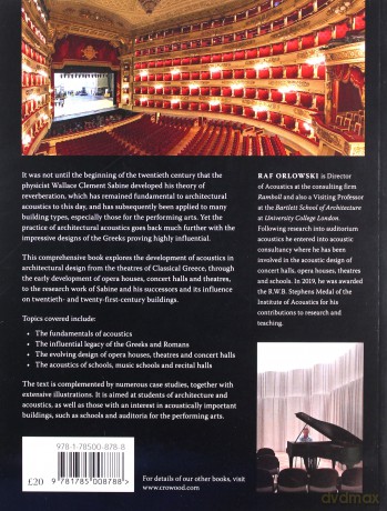 Acoustics in Architectural Design - Raf Orlowski [KSIĄŻKA]