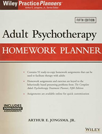 Adult Psychotherapy Homework Planner, 5th Edition (PracticePlanners) - Arthur E. Jongsma [KSIĄŻKA]