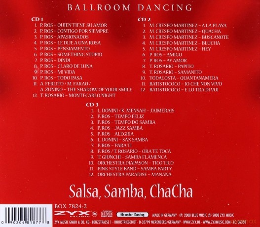 Ballroom Dancing: Salsa, Samba [3CD]