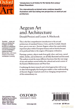 Aegean Art and Architecture (Oxford History of Art) - Donald Preziosi [KSIĄŻKA]