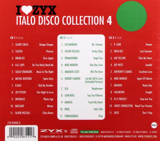 Italo Disco Collection 4 [3CD]