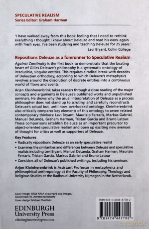 Against Continuity: Deleuze'S Speculative Realism - Arjen Kleinherenbrink [KSIĄŻKA]