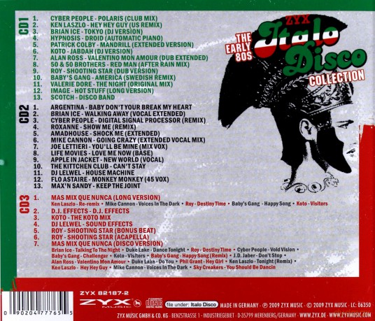 Italo Disco Collection - The Early 80s [3CD]