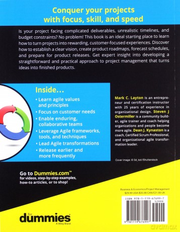 Agile Project Management For Dummies (For Dummies (Computer/Tech)) - Mark C. Layton [KSIĄŻKA]