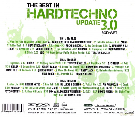 The Best In Hardtechno 3 [3CD]