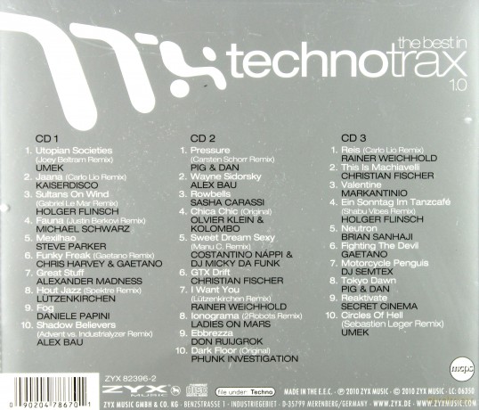 The Best In Techno Trax [3CD]