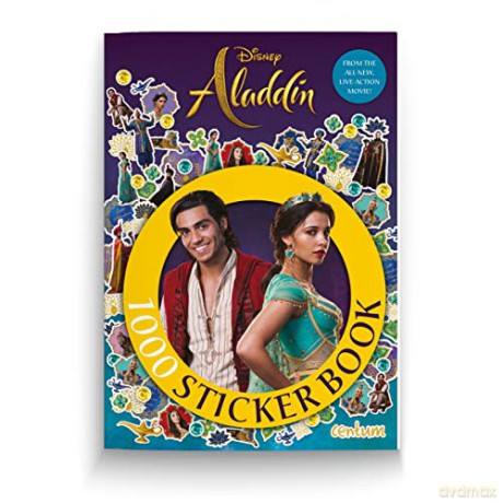 Aladdin - 1000 Sticker Book - Official Disney 2019 Movie Tie In [KSIĄŻKA]