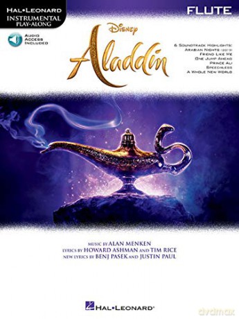 Aladdin - Flute Instrumental Play-Along (Hal Leonard Instrumental Play-along) - Alan Menken [KSIĄŻKA]