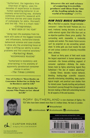 Alchemy: The Dark Art and Curious Science of Creating Magic in Brands, Business, and Life - Rory Sutherland [KSIĄŻKA]