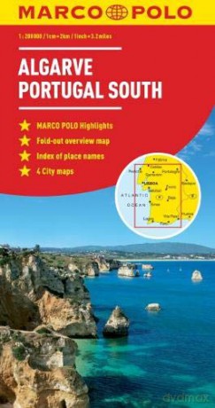 Algarve, Portugal South Marco Polo Map - Marco Polo [KSIĄŻKA]
