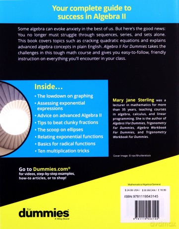 Algebra II For Dummies, 2nd Edition [KSIĄŻKA]