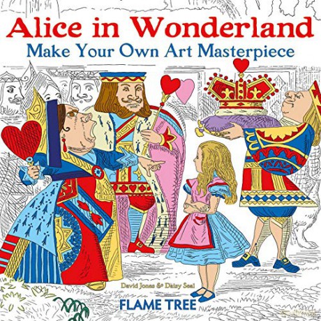 Alice in Wonderland (Art Colouring Book): Make Your Own Art Masterpiece (Colouring Books) - Daisy Seal [KSIĄŻKA]