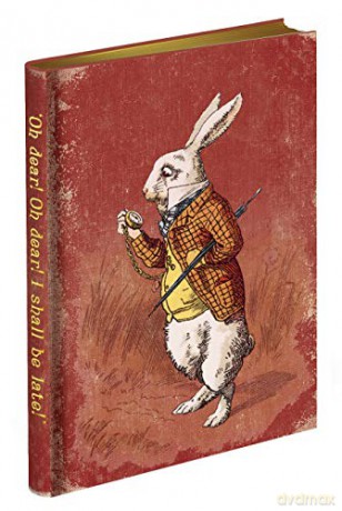 Alice in Wonderland Journal - 'Too Late,' said the Rabbit [KSIĄŻKA]