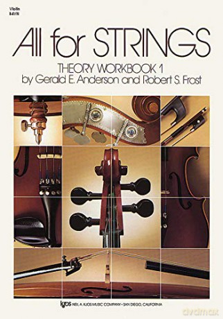 All for Strings Theory Workbook 1 Violin - Gerald Anderson [KSIĄŻKA]